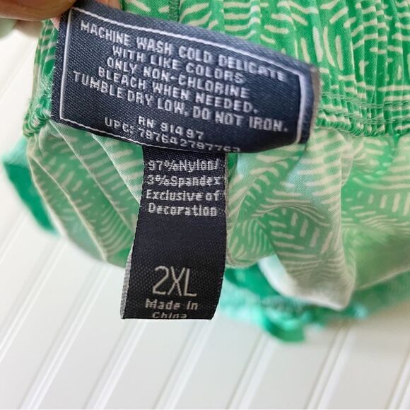 Lauren James Nylon Printed Shorts | Mint - Size XXL - Picture 6 of 7